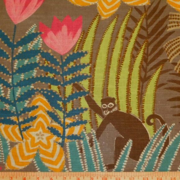Hamilton Jungle in Pebble Fabric - Picture 4 of 4